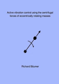 Active vibration control using the centrifugal forces of eccentrically rotating masses