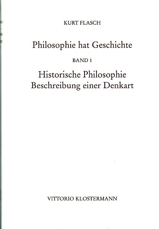 Philosophie hat Geschichte