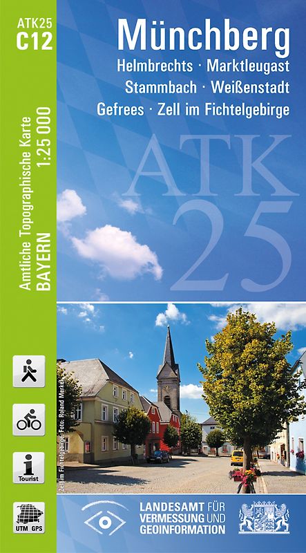 ATK25-C12 Münchberg (Amtliche Topographische Karte 1:25000)