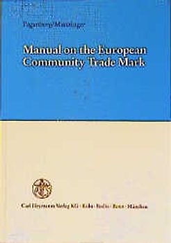 Manual on the European Community Trade Mark