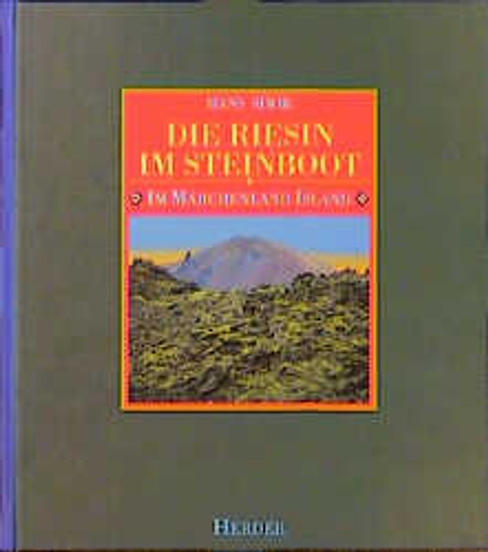 Die Riesin im Steinboot. Im Märchenland Island