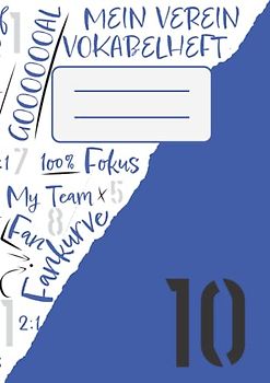 Mein Verein Vokabelheft Fankurve: Das A4 Workbook für Sportsfreunde im Fußball Design. Vokabeln mit 2 Spalten für Muttersprache und zu lernende ... Englisch oder andere Sprachen geeignet.