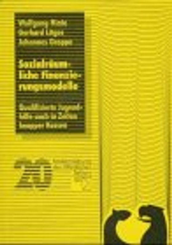 Sozialräumliche Finanzierungsmodelle