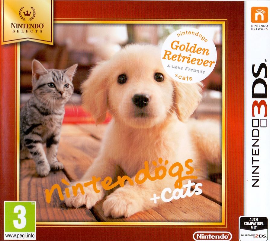 Nintendogs + Cats: Golden Retriever & New Friends [Nintendo Selects, Internationale Version] Nintendo 3DS