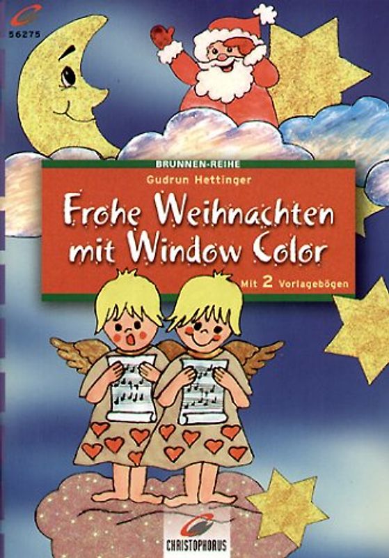 Frohe Weihnachten mit Window Color. Mit 2 Vorlagebögen