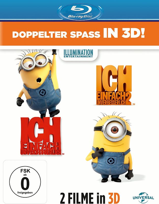 Ich - Einfach unverbesserlich 1&2 [3D] 3D Blu-ray Disc