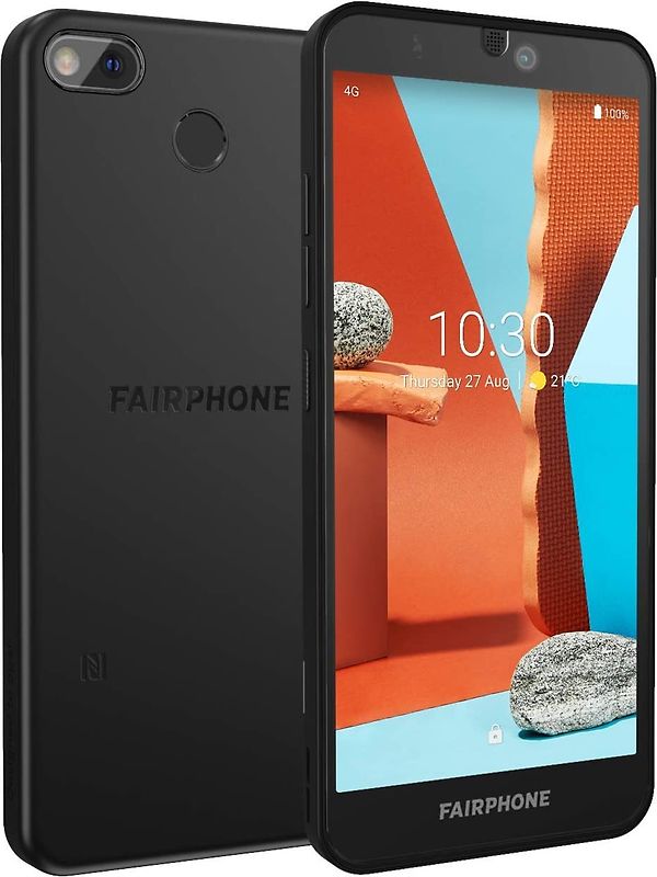Fairphone 3 Plus Dual SIM 64 Go noir