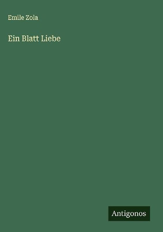 Ein Blatt Liebe