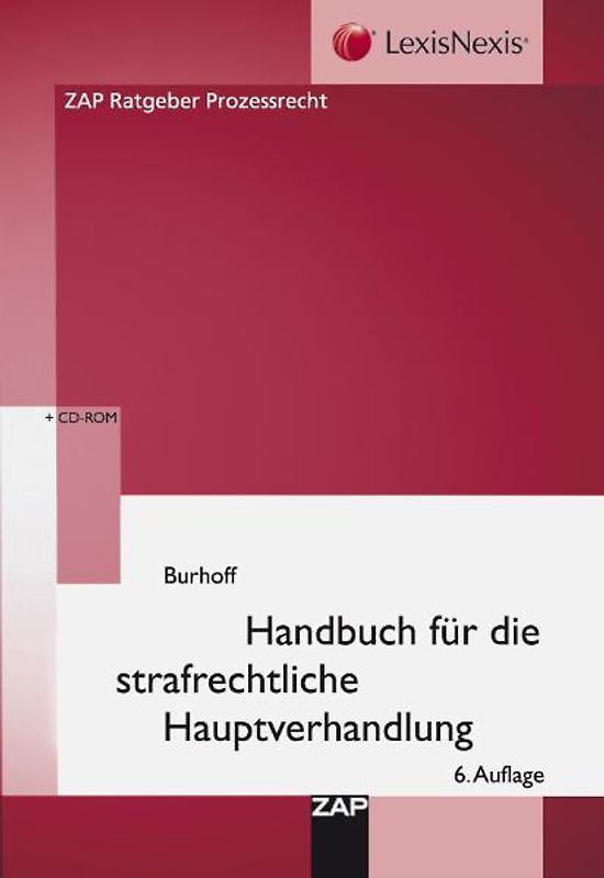 Handbuch für die strafrechtliche Hauptverhandlung