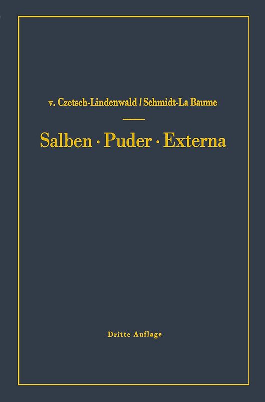 Salben · Puder · Externa