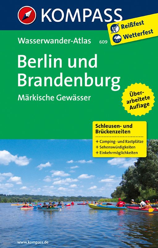 KOMPASS Wasserwanderatlas Berlin und Brandenburg
