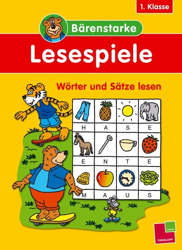 Bärenstarke Lesespiele 1. Klasse: Wörter und Sätze lesen
