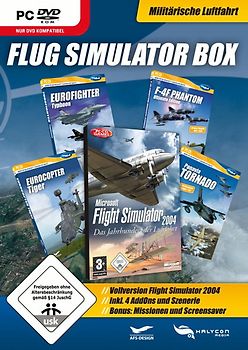 Flug Simulator AddOn Box Militär FS2004 PC Spiele