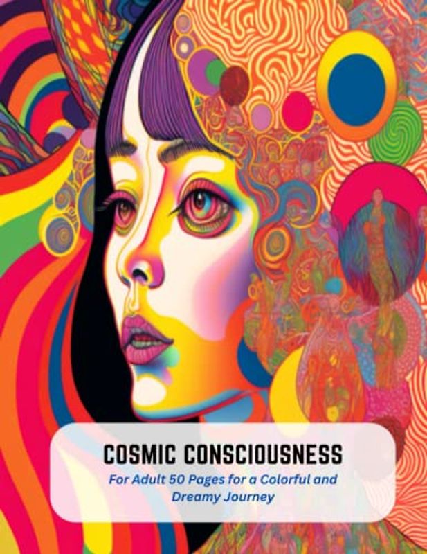 Cosmic Consciousness: For Adult 50 Pages for a Colorful and Dreamy Journey