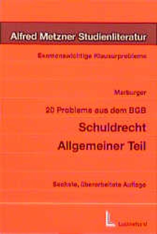 20 Probleme aus dem BGB