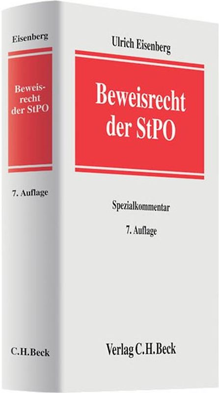 Beweisrecht der StPO