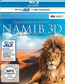 Faszination Wüste - Namib: Die älteste Wüste der Welt (SKY VISION) [3D Blu-ray + 2D Version] 3D Blu-ray Disc
