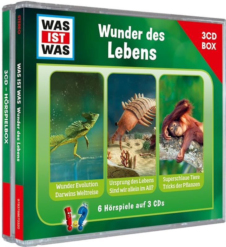 WAS IST WAS 3-CD Hörspielbox. Wunder des Lebens