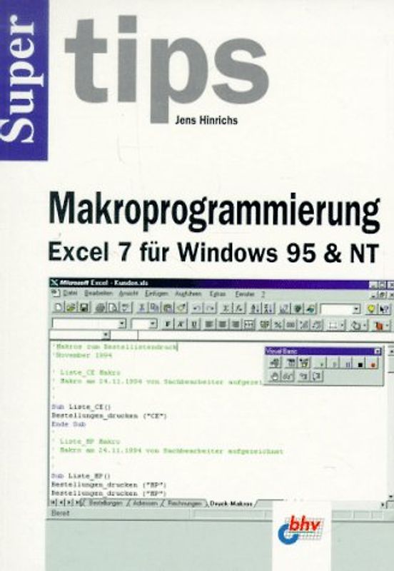 Marktprogammierung mit Excel 7 für Windows 95 & NT