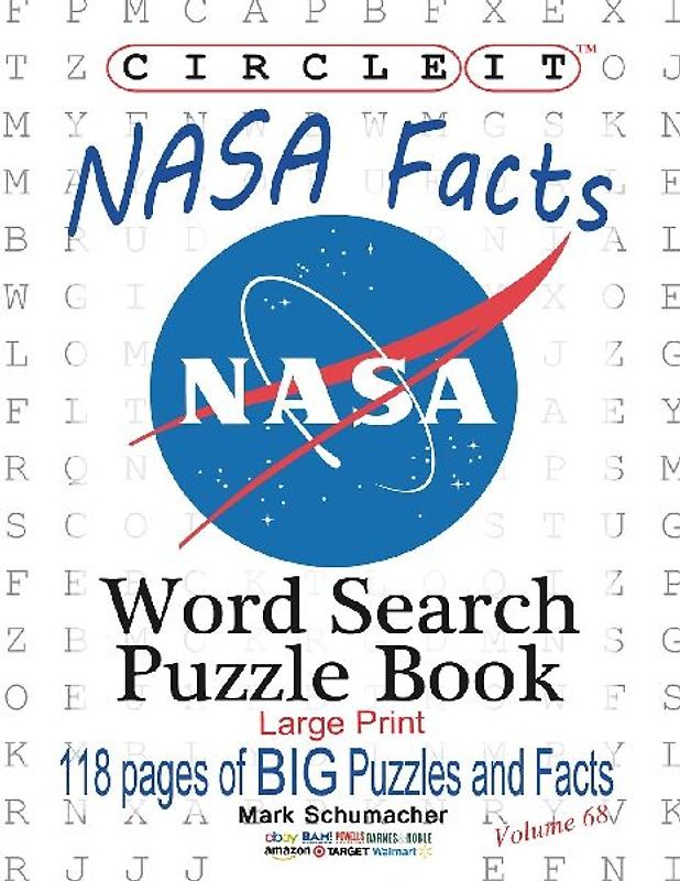 Circle It, NASA Facts, Large Print, Word Search, Puzzle Book