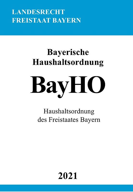 Bayerische Haushaltsordnung (BayHO)