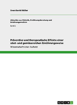 Präventive und therapeutische Effekte einer obst- und gemüsereichen Ernährungsweise
