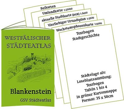 Stadtmappe Blankenstein - Westfälischer Städteatlas