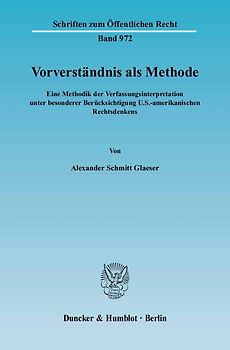 Vorverständnis als Methode.