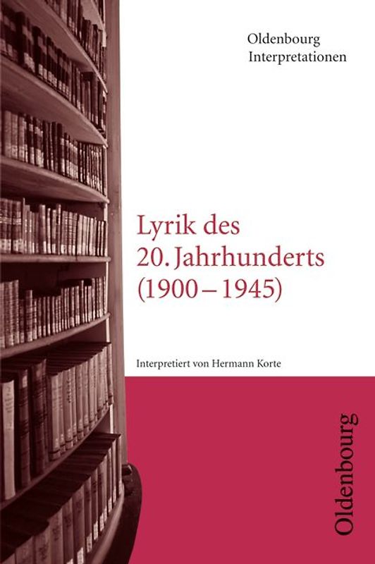 Deutsche Lyrik des 20. Jahrhunderts (1900-1945)