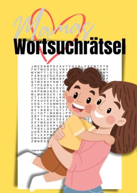 Mamas Wortsuchrätsel: 100 kreative Silbenrätsel für kluge Mütter | Beschäftigung für Erwachsene | Muttertagsgeschenk to go