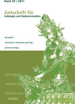 Zeitschrift für Indologie und Südasienstudien