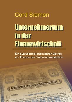 Unternehmertum in der Finanzwirtschaft