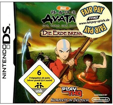 Avatar: Der Herr der Elemente - Die Erde brennt [FairPay] Nintendo DS