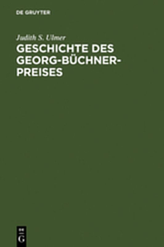 Geschichte des Georg-Büchner-Preises