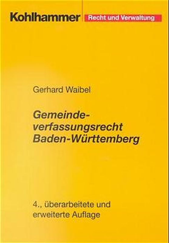 Gemeindeverfassungsrecht Baden-Württemberg
