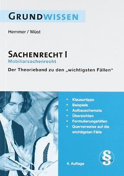 Grundwissen Sachenrecht I