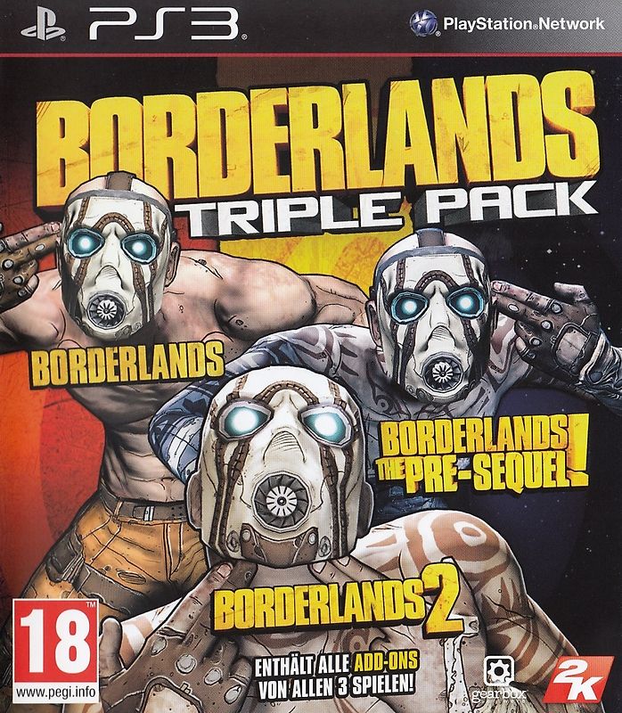 Borderlands [Triple Pack, AT Import] PlayStation 3