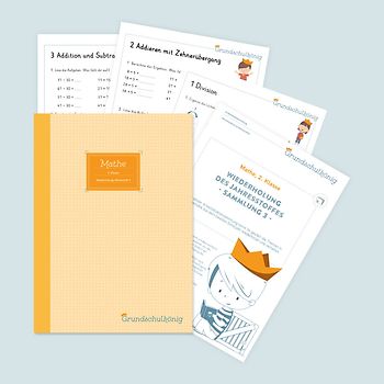 Grundschule - Mathe, 2. Klasse: Wiederholung des Jahresstoffs - Teil 3