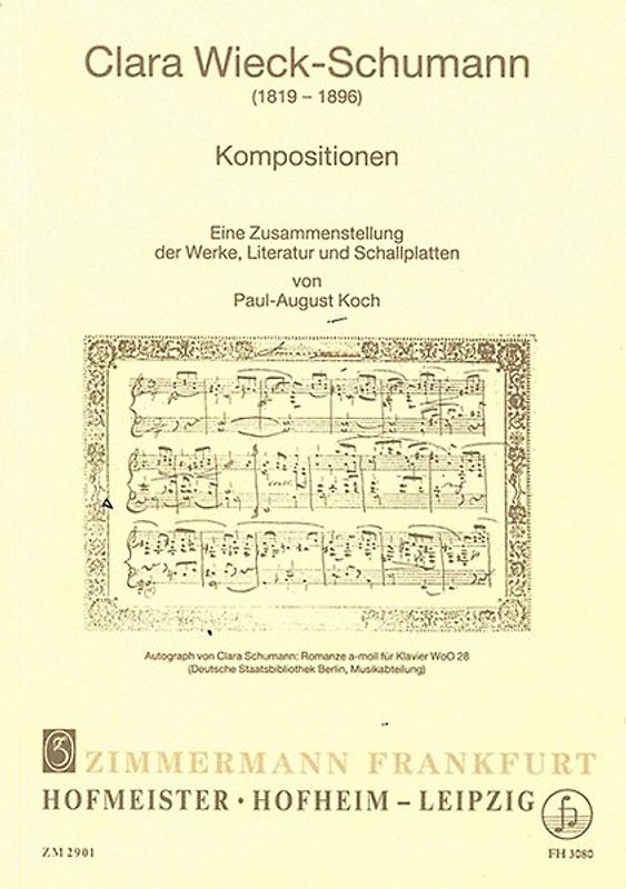 Kompositionen. Eine Zusammenstellung der Werke, Literatur und Schallplatten