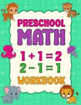 Preschool Math Workbook for Kids (Coloured Pages) | Kindergarten, Nursery, Preschool Activity Workbook for Kids 3-6 Years Old - 72 Pages.