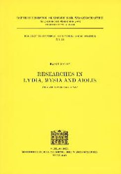 Researches in Lydia, Mysia and Aiolis