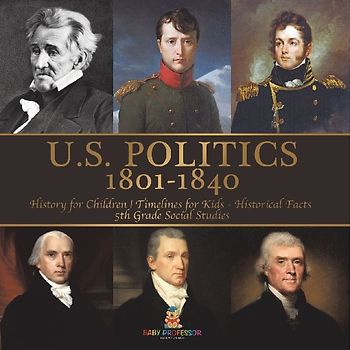 U.S. Politics 1801-1840 - History for Children | Timelines for Kids - Historical Facts | 5th Grade Social Studies