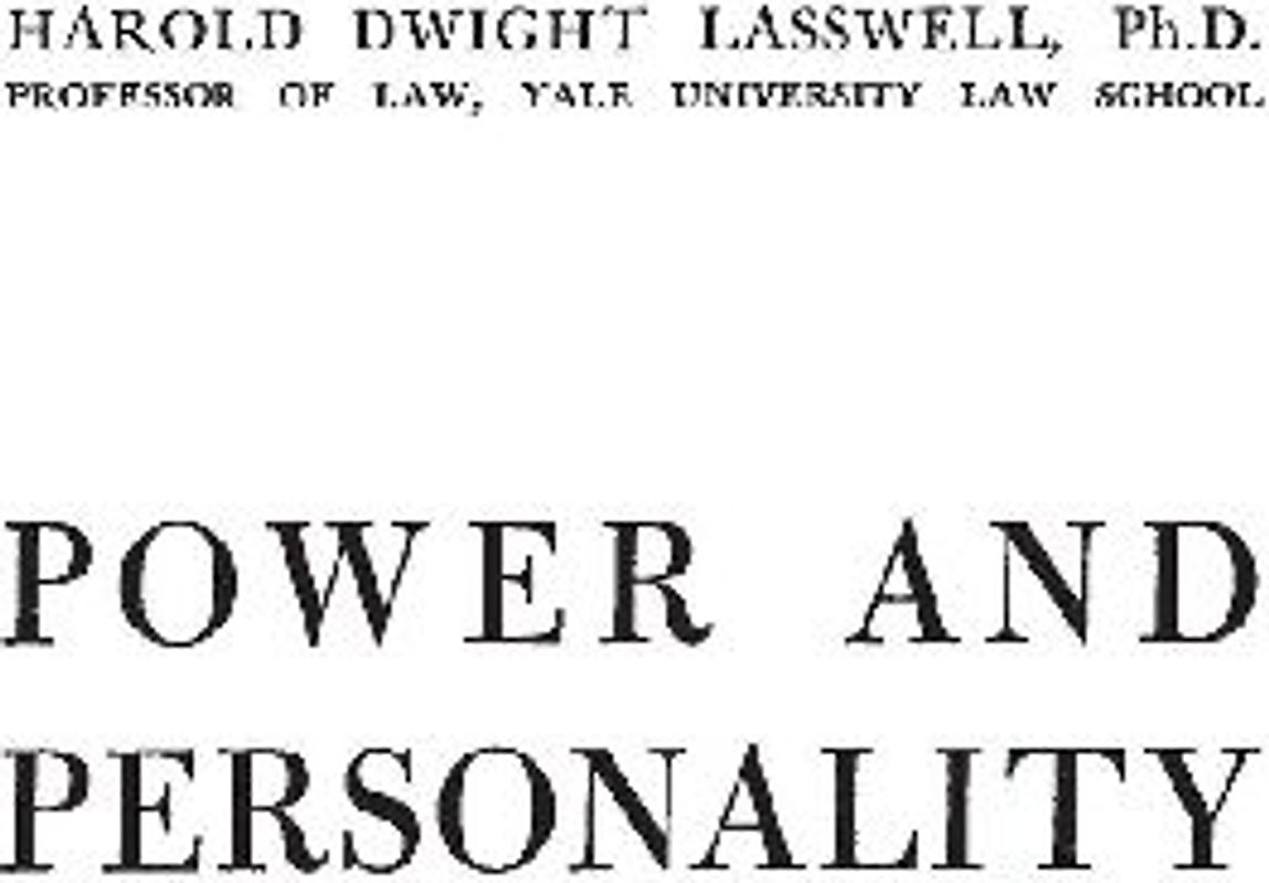 Power and Personality