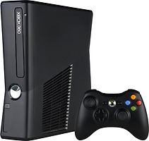 Microsoft Xbox 360 Small 250Go [incl. manette sans fil] Noire Mate