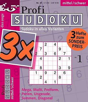 Profi-Sudoku 3er-Band Nr. 1