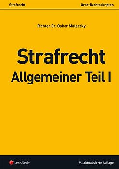 Strafrecht - Allgemeiner Teil I