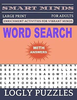 Word Search Book Large Print for Adults: 2400+ words New Fun and Relaxing Puzzles Book for Adults & Seniors with Answers Key