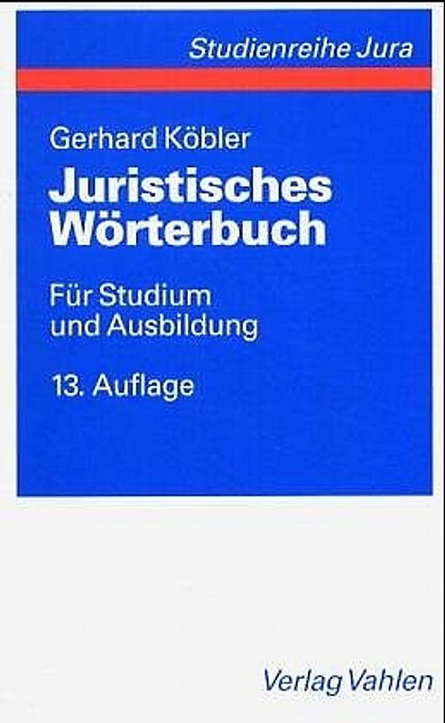 Juristisches Wörterbuch