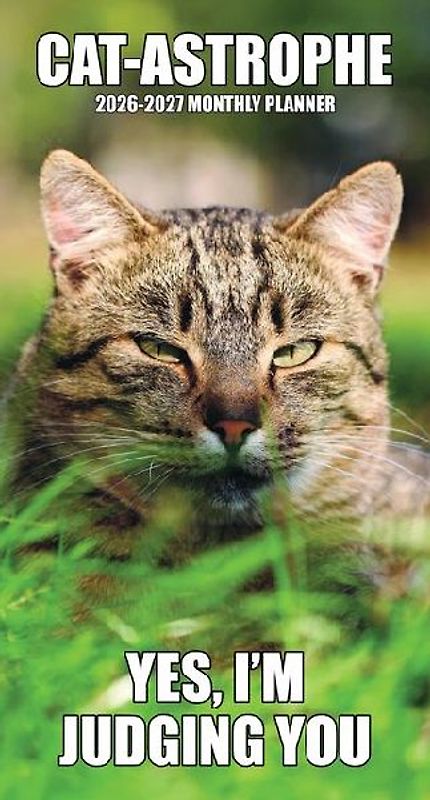 Cat-Astrophe 2-Year 2026-27 3.5 X 6.5 Monthly Pocket Planner