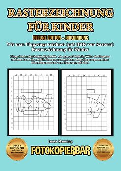 Wie man Flugzeuge zeichnet (mit Hilfe von Rastern) Rasterzeichnung für Kinder